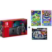 Nintendo Switch V2 32GB Grey Middle East Version + Yoshi + Starlink + Warioware