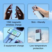 Totu Wireless Power Bank 10000mAh White CPBW-014