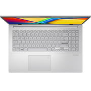 Asus Vivobook Go 15 (2023) Laptop - Intel Core i3-N305 / 15.6inch FHD / 256GB SSD / 8GB RAM / Shared Intel UHD Graphics / Windows 11 Home / English & Arabic Keyboard / Cool Silver / Middle East Version - [E1504GA-NJ084W]