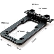 SmallRig Universal LWS Rod Mount Lens Support Black