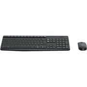 Logitech MK235 Wireless Keyboard US International (Qwerty) with Mouse Combo Black