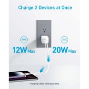 Anker 323 Dual Port Charger White