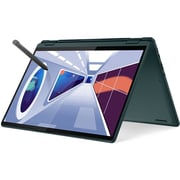 Lenovo Yoga 6 13ABR8 2-in-1 Convertible (2023) Laptop - AMD Ryzen 7-7730U / 13.3inch WUXGA / 512GB SSD / 16GB RAM / Shared AMD Radeon Graphics / Windows 11 Home / English & Arabic Keyboard / Dark Teal / Middle East Version - [83B20045AX]