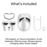 Oculus 899-00182-02 Quest 2 Advanced AIO Virtual Reality Headset White