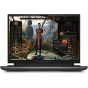 Dell Alienware M16 Gaming (2023) Laptop- 13th Gen / Core i7-13700HX / 16inch QHD / 1TB SSD / 32GB RAM / 8GB NVIDIA GeForce RTX 4070 Graphics / Win11 Home / English & Arabic Keyboard / Metallic Moon / Middle East Version - [16R1-ALN-CTO1-M16]
