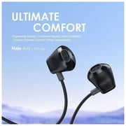 Oraimo OEP-650BLK Halo Airy Half In Ear Headset Black