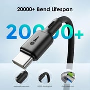 Oraimo Duraline 3 3-in-1 Data Sync Cable 1.2m Black