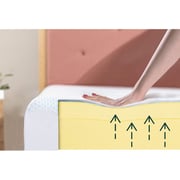 Mahmayi Memory Foam Single Bed Mattress 100x200x15 cm