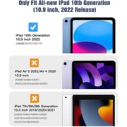 Smart Alien Keyboard Case Black iPad 10.9Inch