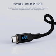 Aukey Nylon Braided USB-C To USB-C Cable 1.8m Black