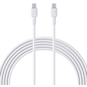 Aukey Nylon Braided USB-C To USB-C Cable 1m White