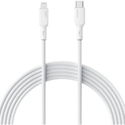 Aukey Silicone USB-C To Lightning Cable 1m White