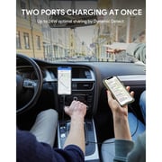 Aukey Dual Port 30W Car Charger Black