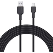Aukey Nylon Braided USB-C Cable 0.9m Black