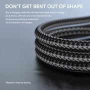 Aukey Nylon Braided USB-C Cable 0.9m Black