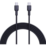 Aukey Nylon Braided USB-C To USB-C Cable 1m Black