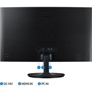 Samsung 1800R LS24C360EAMXUE FHD Curved Monitor 24inch