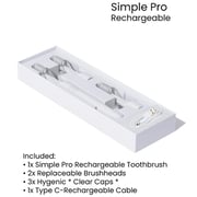 Tromatz Simple Pro Rechargeable Toothbrush With Bioelectric Microcurrent Waves TROMATZ-S-P