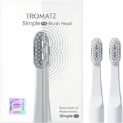 Tromatz Simple Pro Brush Head Replacement Pack of 2 Pcs TROMATZ-S-R