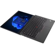 Lenovo ThinkPad E14 Gen 4 (Intel) (2022) Laptop - 12th Gen / Intel Core i7-1255U / 14inch FHD / 512GB SSD / 16GB RAM / Shared Intel Iris Xe Graphics / Windows 11 Pro / English & Arabic Keyboard / Black / Middle East Version - [21E30035GR]