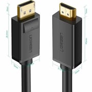 Ugreen Display Port To HDMI Cable 1m Black