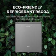 KROME 60L Single Door Refrigerator Silver - KR-RDC60H