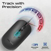 Promate Wired Optical Mouse Black