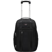 Promate 1 Pc 2-in-1 Trolley Bag And Backpack Black