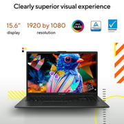 Asus Vivobook Go 15 OLED (2022) Laptop - AMD Ryzen 5-7520U / 15.6inch FHD / 512GB SSD / 16GB RAM / Shared AMD Radeon Graphics / Windows 11 Home / English & Arabic Keyboard / Black / Middle East Version - [E1504FA-OLEDR5W]