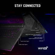Asus ROG Strix G18 Gaming (2023) Laptop - 13th Gen / Intel Core i9-13980HX / 18Inch QHD+ / 1TB SSD / 16GB RAM / 8GB NVIDIA Geforce RTX 4060 Graphics / Windows 11 Home / English & Arabic Keyboard / Eclipse Gray / Middle East Version - [G814JV-N6037W]