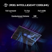Asus ROG Strix G18 Gaming (2023) Laptop - 13th Gen / Intel Core i9-13980HX / 18Inch QHD+ / 1TB SSD / 16GB RAM / 8GB NVIDIA Geforce RTX 4060 Graphics / Windows 11 Home / English & Arabic Keyboard / Eclipse Gray / Middle East Version - [G814JV-N6037W]