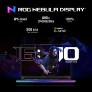 Asus ROG Strix G18 Gaming (2023) Laptop - 13th Gen / Intel Core i9-13980HX / 18Inch QHD+ / 1TB SSD / 16GB RAM / 8GB NVIDIA Geforce RTX 4060 Graphics / Windows 11 Home / English & Arabic Keyboard / Eclipse Gray / Middle East Version - [G814JV-N6037W]