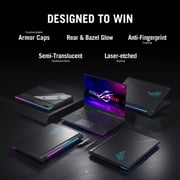 Asus ROG Strix G18 Gaming (2023) Laptop - 13th Gen / Intel Core i9-13980HX / 18Inch QHD+ / 1TB SSD / 16GB RAM / 8GB NVIDIA Geforce RTX 4060 Graphics / Windows 11 Home / English & Arabic Keyboard / Eclipse Gray / Middle East Version - [G814JV-N6037W]
