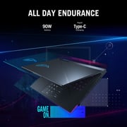 Asus ROG Strix G18 Gaming (2023) Laptop - 13th Gen / Intel Core i9-13980HX / 18Inch QHD+ / 1TB SSD / 16GB RAM / 8GB NVIDIA Geforce RTX 4060 Graphics / Windows 11 Home / English & Arabic Keyboard / Eclipse Gray / Middle East Version - [G814JV-N6037W]