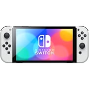 Nintendo Switch OLED 64GB White Middle East Version + Sushi Striker + DC SuperHero Girls + Starlink: Battle For Atlas