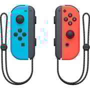 Nintendo Switch OLED 64GB Neon Blue/Red Middle East Version + Sushi Striker + DC SuperHero Girls + Starlink: Battle For Atlas