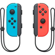 Nintendo Switch OLED 64GB Neon Blue/Red Middle East Version + Sushi Striker + DC SuperHero Girls + Starlink: Battle For Atlas