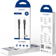 Charome Lightning To USB-C Cable 1m Black