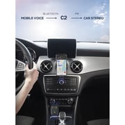 Charome Dual USB Car Charger With FM Transmitter Black