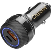 Charome C9 Dual USB Car Charger Grey