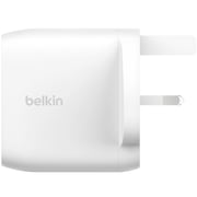 Belkin BoostCharge Pro Dual Port USB-C Wall Charger White