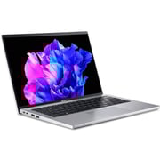 Acer Swift Go (2023) Notebook - 13th Gen / Intel Core i5-1335U / 14inch OLED / 512GB SSD / 8GB RAM / Shared Intel Iris Xe Graphics / Windows 11 Home / English & Arabic Keyboard / Silver / Middle East Version - [NX.KMZEM.002]