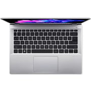 Acer Swift Go (2023) Notebook - 13th Gen / Intel Core i5-1335U / 14inch OLED / 512GB SSD / 8GB RAM / Shared Intel Iris Xe Graphics / Windows 11 Home / English & Arabic Keyboard / Silver / Middle East Version - [NX.KMZEM.002]