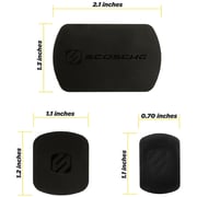 Scosche Magicplate Kit Replacement Plates For MagicMount Black