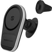 Scosche Magicmount Pro Charges Magnetic Charging Mount Black/Silver