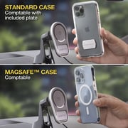 Scosche Magicmount Pro Charges Magnetic Charging Mount Black/Silver