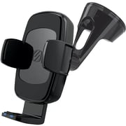 Scosche 3-in-1 Stuckup Charging Universal Phone Mount Black