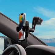 Scosche 3-in-1 Stuckup Charging Universal Phone Mount Black