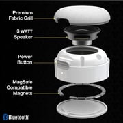 Scosche Boomcan MS Magnetic Wireless Speaker White