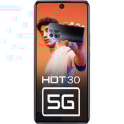 هاتف إنفينيكس هوت 30 بذاكرة 128 جيجابايت وبلون أسود نايت ويدعم 5G